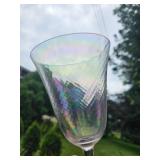 Iridescent Depression Ware Goblets