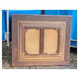 Vintage Oil Painting English Shepard Elaborate Frame
