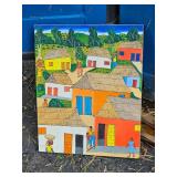 Original Painting of Board, Haiti