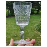 Set of Vintage Bryce Dimond Cut Wine Glasses