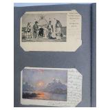 Amazing Antique Turn-of-the-Century Post Card Album