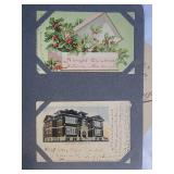Amazing Antique Turn-of-the-Century Post Card Album