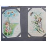 Amazing Antique Turn-of-the-Century Post Card Album