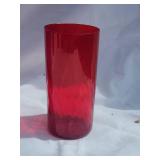 Cool MCM Vintage Red Water Glass Set - (3)