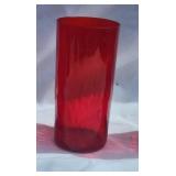 Cool MCM Vintage Red Water Glass Set - (3)