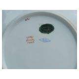 Antique Handpainted Italian Floral Plate Set - (4) - Richard-Ginori - (Ginori1975)