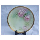 Antique Handpainted Italian Floral Plate Set - (4) - Richard-Ginori - (Ginori1975)