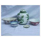 Exotic Vintage Chinese / Japanese Hand Painted Ceramics - (5)