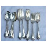 Stunning Fine Silver Flatware Set - 6 Place Settings - 994g