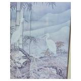 Sesshu Classical Japanese Fine Art Print - Egrets in Snow - Ashikaga Period; Suiboko School