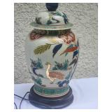 Vintage Frederick Cooper Lamp Co. - Stunning Chinese Ceramic Ginger Jar Table Lamp Pair