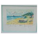 Alexandre Minguet - Signed Fine Art Print Pair - Seaside Series