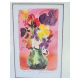 Alexandre Minguet - Signed Fine Art Print Pair - Floral Still-Life Series