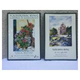 Vintage Fine Art Print Poster Pair - Katerina Ring
