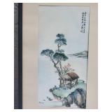 Classical Chinese Watercolor Seasonal Print Pair - Autumn - Spring