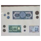 Mid-Century Global Currency Framed Collection