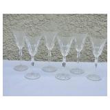 Vintage Orrefors Fine Crystal Champagne Glass Set - (6)