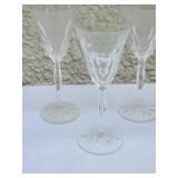 Vintage Orrefors Fine Crystal Champagne Glass Set - (6)