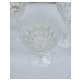 Vintage Orrefors Fine Crystal Champagne Glass Set - (6)
