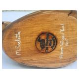 Signed Handcarved Duck Decoy Pair - The Wooden Bird Factory