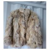 Vintage Fluffy Coyote Fur Jacket ~ M