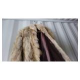 Vintage Fluffy Coyote Fur Jacket ~ M