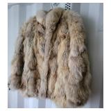 Vintage Fluffy Coyote Fur Jacket ~ M