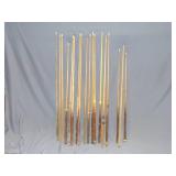 Mixed Lot of Pool Cues