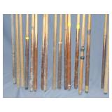 Mixed Lot of Pool Cues