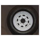 ST225/75D-15 LRD Trailer Tire and 6-Hole Custom Spoke Wheel
