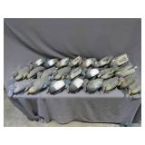 Mixed Lot of 23 Duck Decoys with Carry Bag