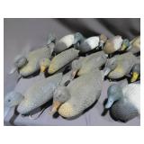 Mixed Lot of 23 Duck Decoys with Carry Bag