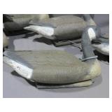 Mixed Lot of 7 Goose Decoys with Carry Bag