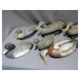 Mixed Lot of 9 Duck Decoys