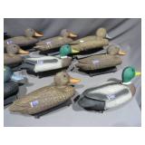 Mixed Lot of 18 Duck Decoys