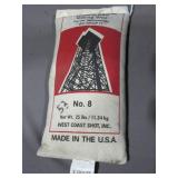 3 Piece Lot of West Coast Magnum Lead Shot - 8