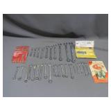 Mixed Lot of Wrenches and Electrical Repair Kit