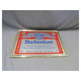 Budweiser King of Beers Mirror - 25" x 18"