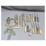 Mixed Lot of Meat Knives and Accessories
