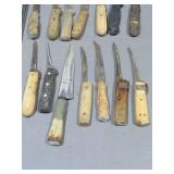 Mixed Lot of Meat Knives and Accessories