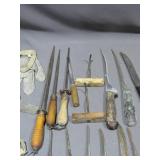 Mixed Lot of Meat Knives and Accessories