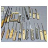 Mixed Lot of Meat Knives and Accessories