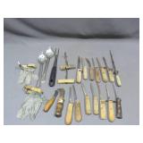 Mixed Lot of Meat Knives and Accessories