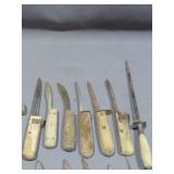 Mixed Lot of Meat Knives and Accessories