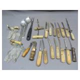 Mixed Lot of Meat Knives and Accessories