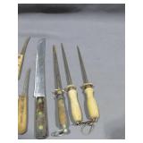 Mixed Lot of Meat Knives and Accessories