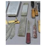 Mixed Lot of Meat Knives and Accessories