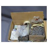 Mixed Lot of Hardware and Nails