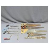 Mixed Lot of Hand Saws