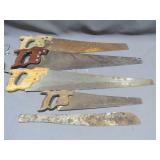 Mixed Lot of Hand Saws